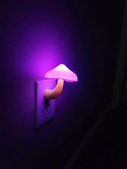 Mushroom Shape Led Night Light | Flower Lamp Bedroom Baby Room Lamps For Family, Friend Or Kids Gifts (random Colors)