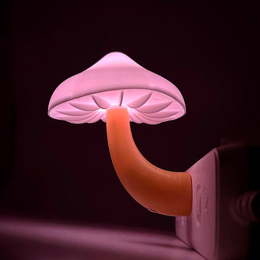 Mushroom Shape Led Night Light | Flower Lamp Bedroom Baby Room Lamps For Family, Friend Or Kids Gifts (random Colors)