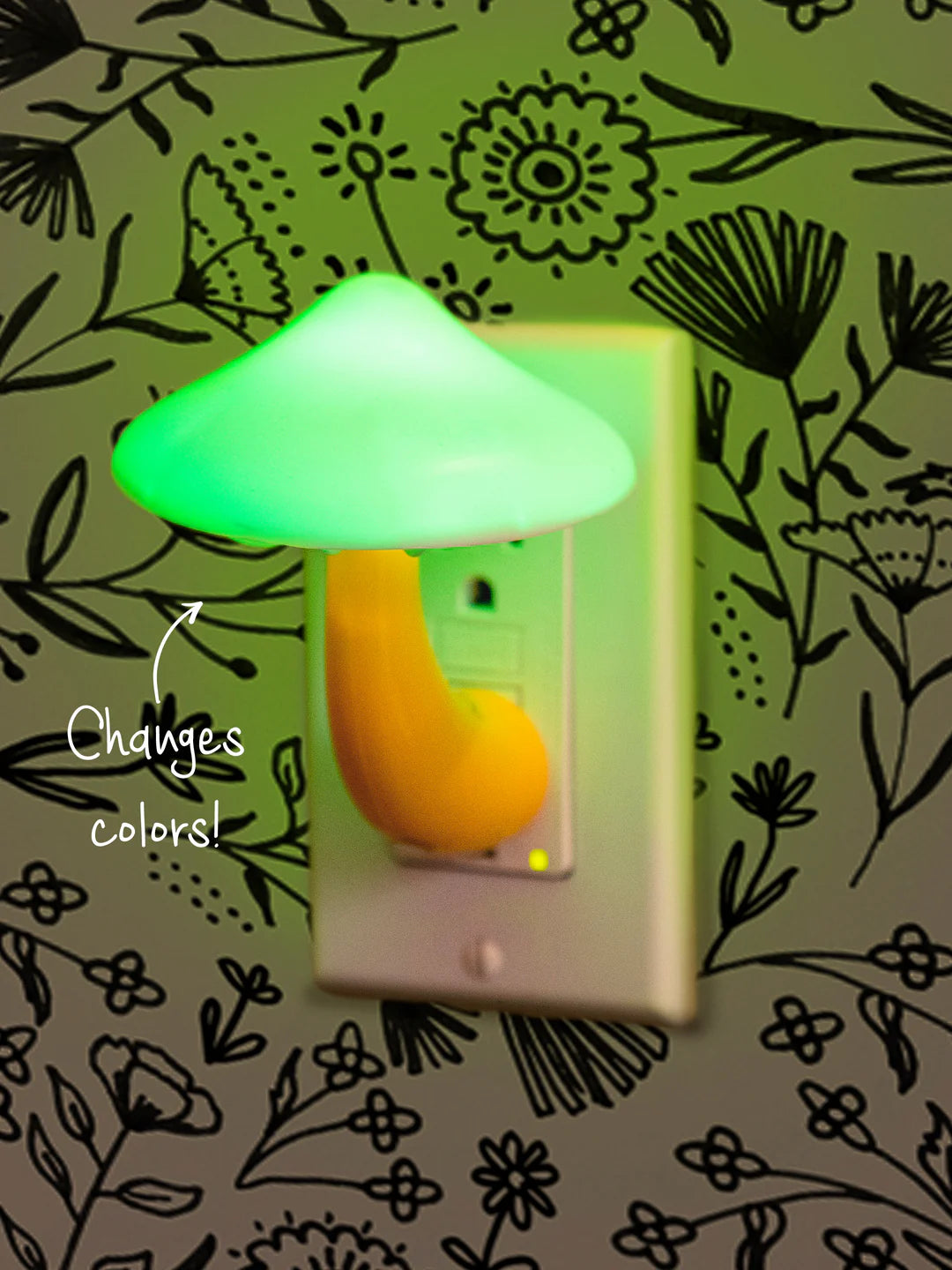 Mushroom Shape Led Night Light | Flower Lamp Bedroom Baby Room Lamps For Family, Friend Or Kids Gifts (random Colors)